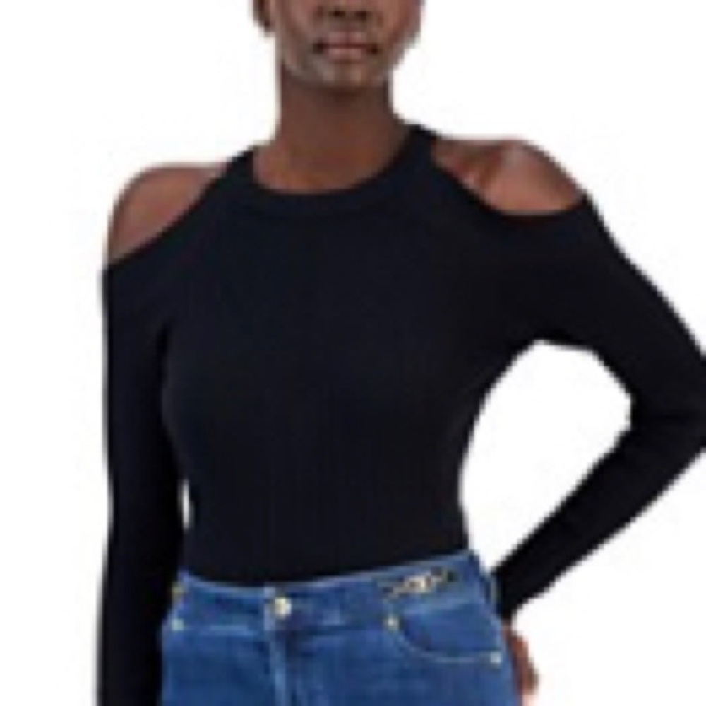 Cold-Shoulder Sweater